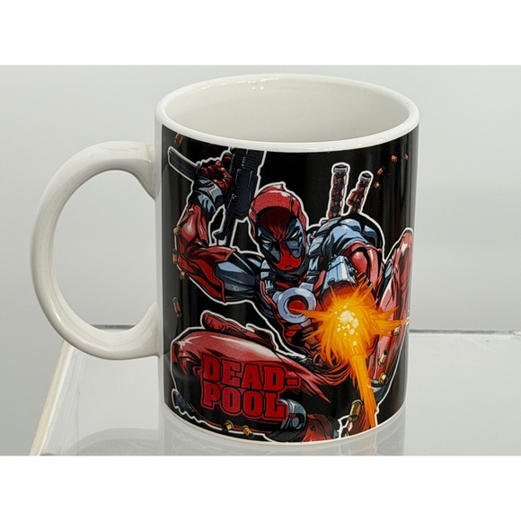 Marvel Other - Marvel Deadpool Ceramic Coffee Mug Comic Style Artwork